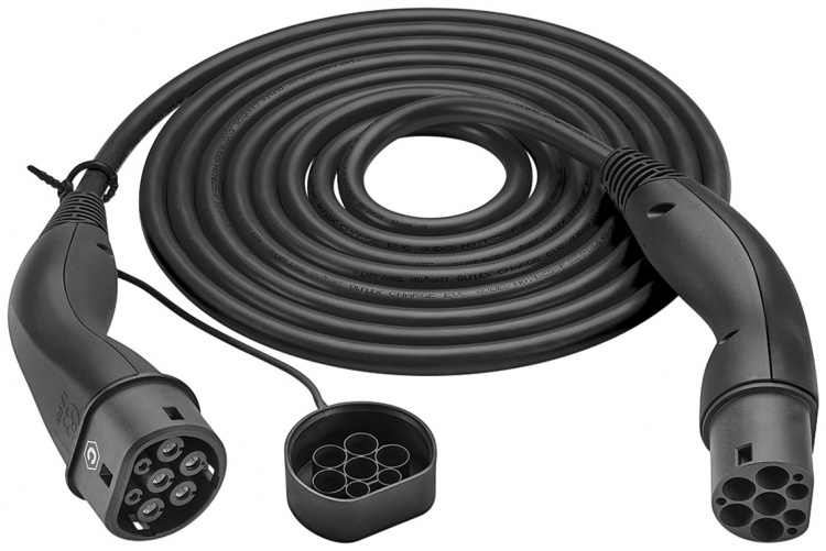 LAPP MOBILITY HELIX Type 2 opladningskabel, op til 11 kW, 5 m, sort (5555935001) 20 A, 3-faset, til opladning af hybrid- og elbiler med Type 2-tilslutning LAPP MOBILITY HELIX Type 2 opladningskabel, op til 11 kW, 5 m, sort (5555935001) 20 A, 3-faset, til opladning af hybrid- og elbiler med Type 2-tilslutning