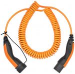 LAPP MOBILITY Type 2 spiralopladningskabel, op til 11 kW, m, orange (5555936025) 20 A, 3-faset, til opladning af hybrid- og elbiler med Type 2-tilslutning LAPP MOBILITY Type 2 spiralopladningskabel, op til 11 kW, m, orange (5555936025) 20 A, 3-faset, til opladning af hybrid- og elbiler med Type 2-tilslutning