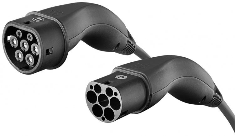 LAPP MOBILITY Type 2 opladningskabel, op til 22 kW, 10 m, sort (5555934032) 32 A, 3-faset, til opladning af hybrid- og elbiler med Type 2-tilslutning