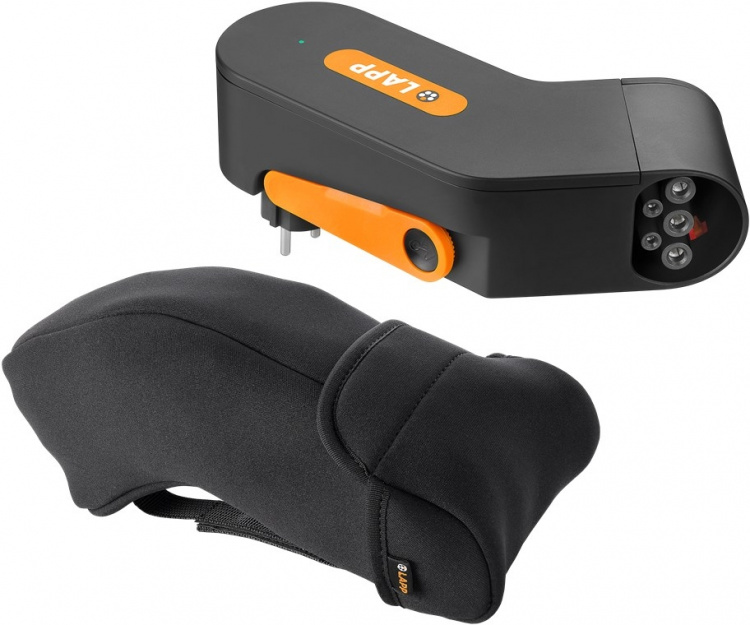 LAPP MOBILITY Neoprenovertræk til Mobility Dock-opladeren (5555940002) opbevaringstaske til LAPP\'s mobile ladestation til elektriske køretøjer Type 2