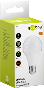 Goobay LED-pære, 8,5 W sokkel E27, varm hvid, kan ikke dæmpes