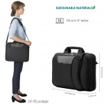 everki Advance (EKB407NCH-ECO) Laptop-taske - dokumentmappe, passer til op til 16 tommer - fremstillet af plastflaske