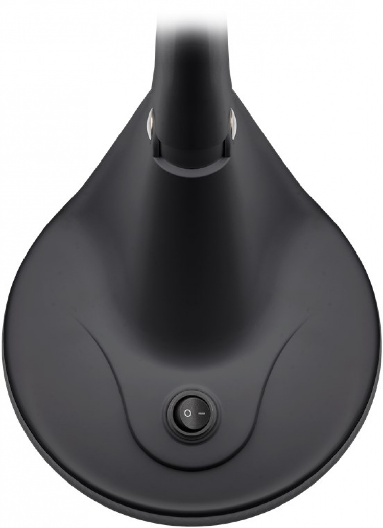 Goobay LED-luplampe med fod, 6 W, sort 450 lm, 100 mm glaslinse, 1,75x forstørrelse, 3 dioptrier