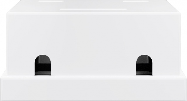 Goobay Tomt Keystone-hus 2-port med enkel Snap-In-montering