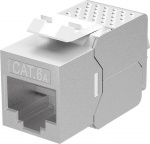 Goobay Keystone modul RJ45 CAT 6A, STP, slim-line 14,7 mm bred, crocodile typen, klemrække til IDC-montering (værktøjsfri)