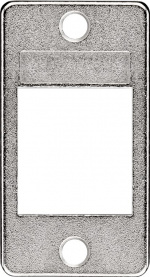 Goobay Keystone-beslag til montering af enhed og hus egnet til Keystone-port med 19,2 x 14,9 mm