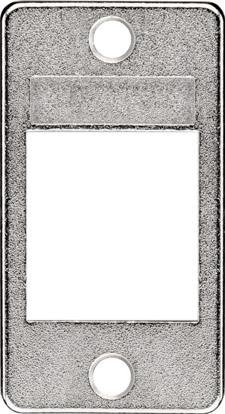 Goobay Keystone-beslag til montering af enhed og hus egnet til Keystone-port med 19,2 x 14,9 mm