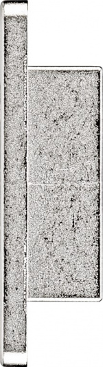 Goobay Keystone-beslag til montering af enhed og hus egnet til Keystone-port med 19,2 x 14,9 mm