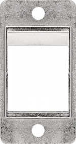 Goobay Keystone-beslag til montering af enhed og hus egnet til Keystone-port med 19,2 x 14,9 mm