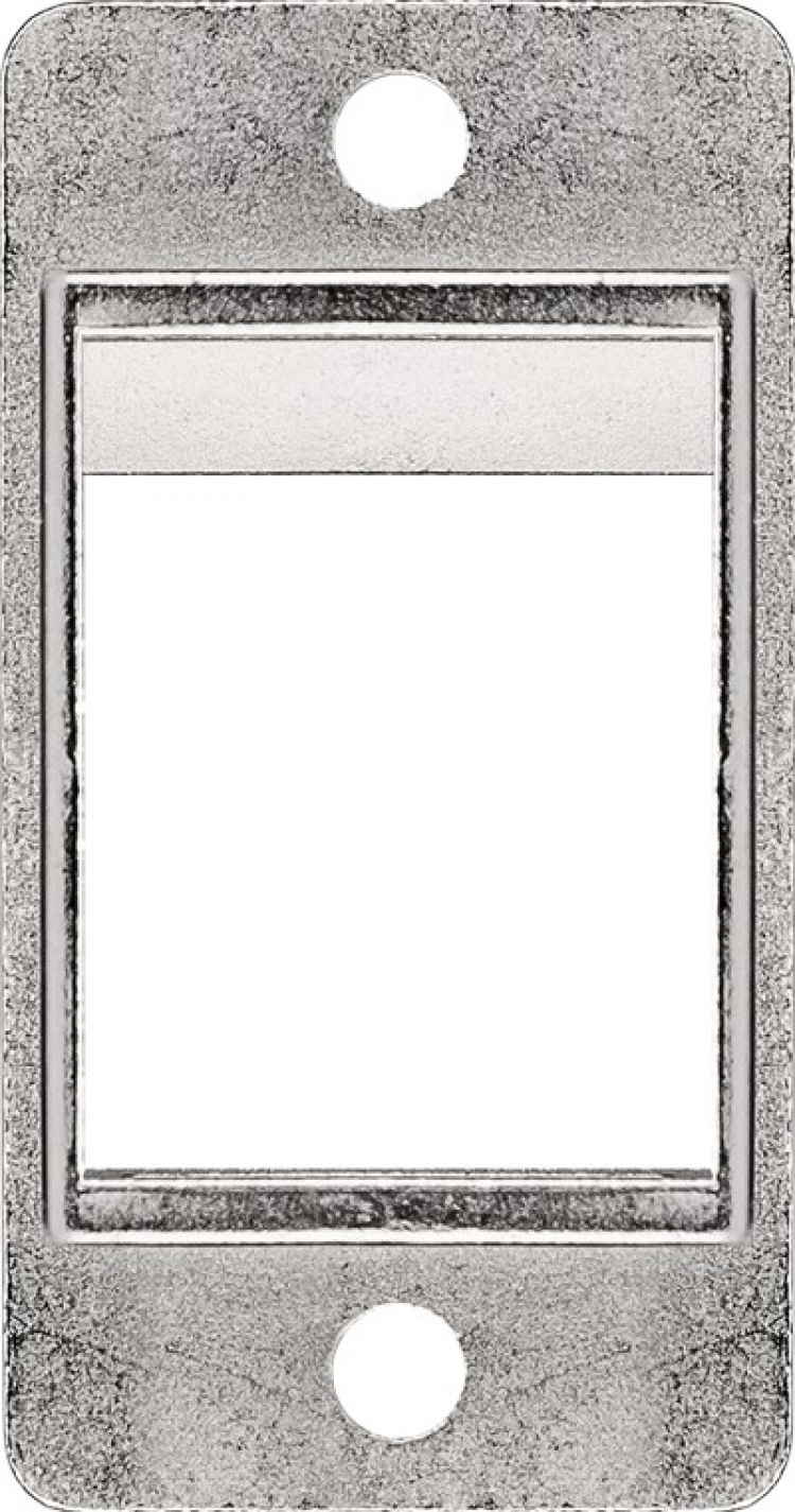 Goobay Keystone-beslag til montering af enhed og hus egnet til Keystone-port med 19,2 x 14,9 mm