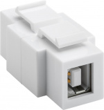Goobay Keystone-modul USB, kan indbygges i begge sider 16,9 mm bredde, USB 2.0 socket (type A)