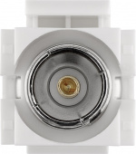 Goobay Keystone-modul SAT/antenne, planforsænket montering IEC / koaksial socket > F socket