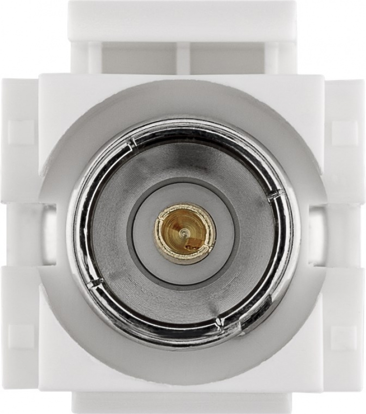 Goobay Keystone-modul SAT/antenne, planforsænket montering IEC / koaksial socket > F socket