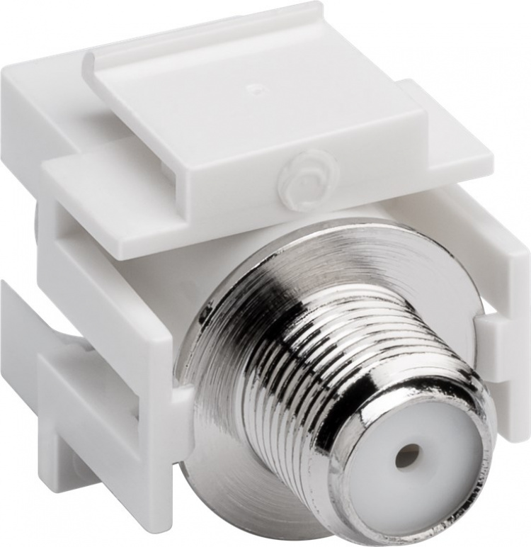 Goobay Keystone-modul SAT/antenne, planforsænket montering IEC / coax stik > F socket