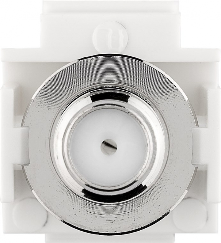 Goobay Keystone-modul SAT/antenne, planforsænket montering IEC / coax stik > F socket