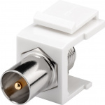 Goobay Keystone-modul SAT/antenne IEC / coax stik > F socket