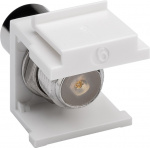Goobay Keystone-modul SAT/antenne IEC / coax stik > F socket