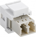 Goobay Keystone-modul til lysledere 17,2 mm bredde, 2x LC-Duplex hunstik