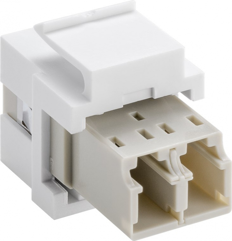 Goobay Keystone-modul til lysledere 17,2 mm bredde, 2x LC-Duplex hunstik