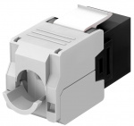 Goobay Keystone modul RJ45 CAT 6A, UTP 16,5 mm bred, krokodilletype, til værktøjsfri IDC-montering