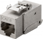 Goobay Keystone modul RJ45 CAT 6, STP, 250 MHz 17,0 mm bred, krokodilletype, til værktøjsfri IDC-montering, snap-in-system Goobay Keystone modul RJ45 CAT 6, STP, 250 MHz 17,0 mm bred, krokodilletype, til værktøjsfri IDC-montering, snap-in-system