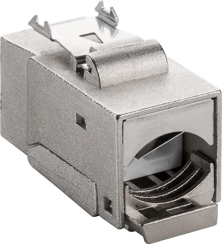 Goobay Keystone modul RJ45 CAT 6, STP, 250 MHz 17,0 mm bred, krokodilletype, til værktøjsfri IDC-montering, snap-in-system Goobay Keystone modul RJ45 CAT 6, STP, 250 MHz 17,0 mm bred, krokodilletype, til værktøjsfri IDC-montering, snap-in-system