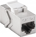Goobay Keystone modul RJ45-kobling CAT 6A, STP 14,7 mm bred, 2x RJ45-hunstik (8P8C)