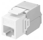 Goobay Keystone modul RJ45 CAT 6A, UTP 16,5 mm bred, krokodilleklemme til værktøjsfri IDC-montering