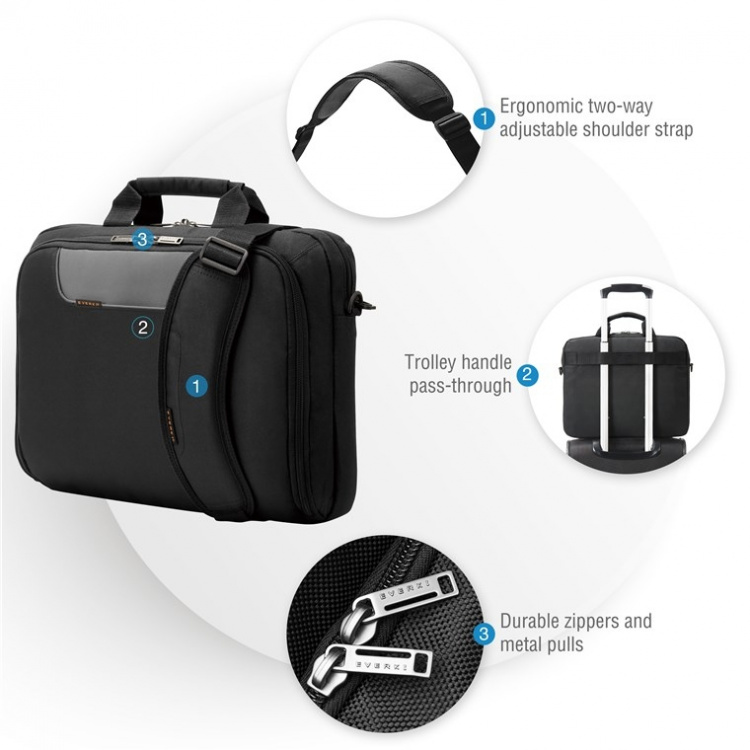 everki Advance (EKB407NCH) Laptop taske til enheder op til 16 tommer