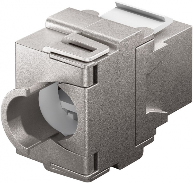 Goobay Keystone modul RJ45 CAT 6A, STP 17,1 mm bred, butterfly typen, klemrække til IDC-montering (værktøjsfri) Goobay Keystone modul RJ45 CAT 6A, STP 17,1 mm bred, butterfly typen, klemrække til IDC-montering (værktøjsfri)