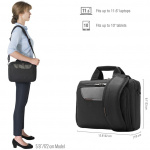 everki Advance (EKB407NCH11) Laptop Bag til iPad / Tablet / Ultrabook til 11,6 tommer