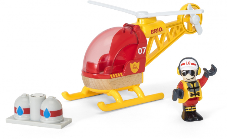 BRIO World 33797 - Räddningshelikopter