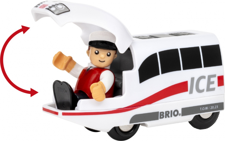 BRIO 36088 - Trains of the World ICE laddningsbart tåg