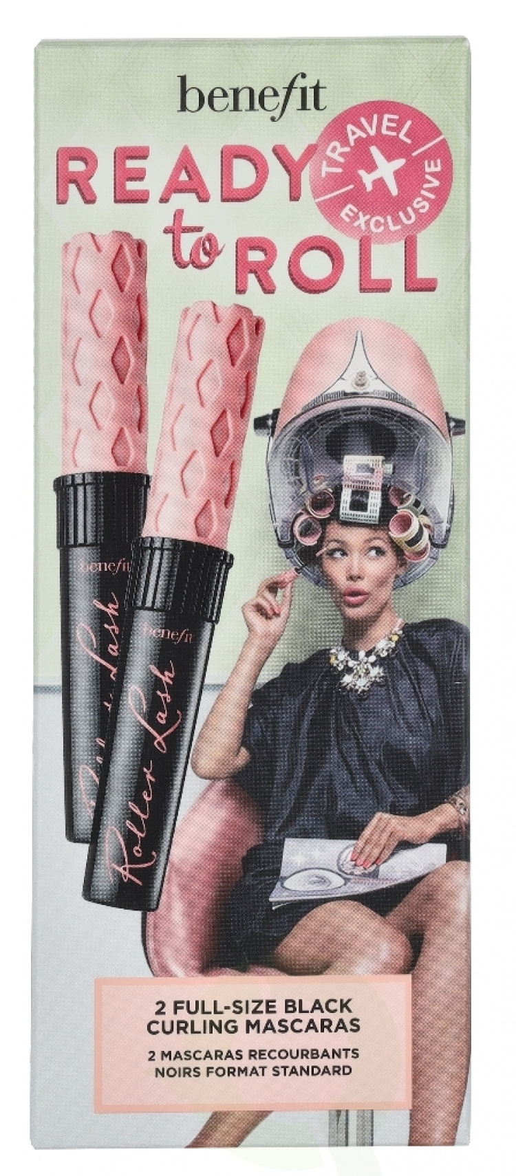 Benefit Ready To Roll Mascara Duo 17 gr 2x Roller Lash Mascara/Travel Set