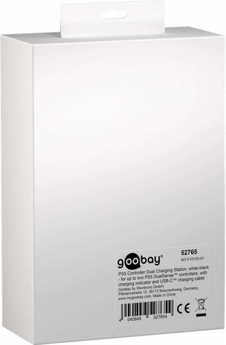 Goobay - PS5 Dual Charging Station til op til to PS5-controllere Goobay - PS5 Dual Charging Station til op til to PS5-controllere