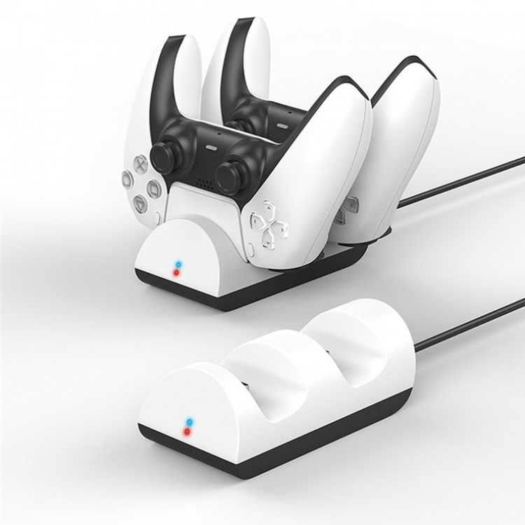Goobay - PS5 Dual Charging Station til op til to PS5-controllere Goobay - PS5 Dual Charging Station til op til to PS5-controllere