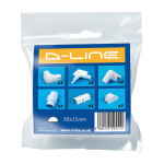 D-LINE Adapter Kit 30x15mm 10 Dele Hvid