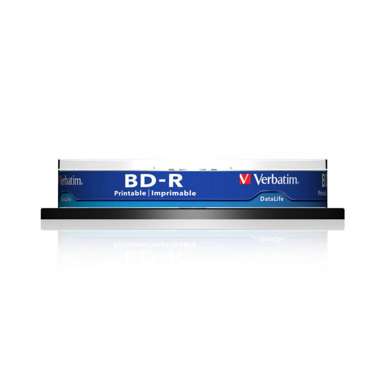 Verbatim BD-R 25GB 6x 10-pak Spindel Printbar