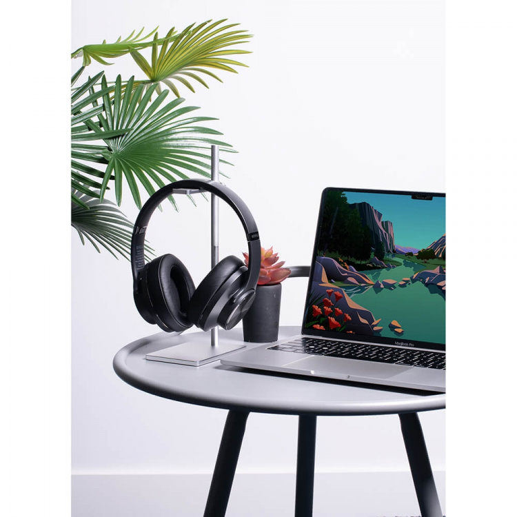 Desire2 Bordstativ til Høretelefoner Aluminium Sølv Desire2 Bordstativ til Høretelefoner Aluminium Sølv