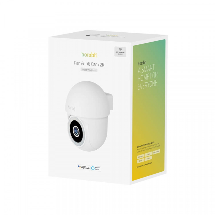 Hombli Smart Pan & Tilt Cam White Hombli Smart Pan & Tilt Cam White