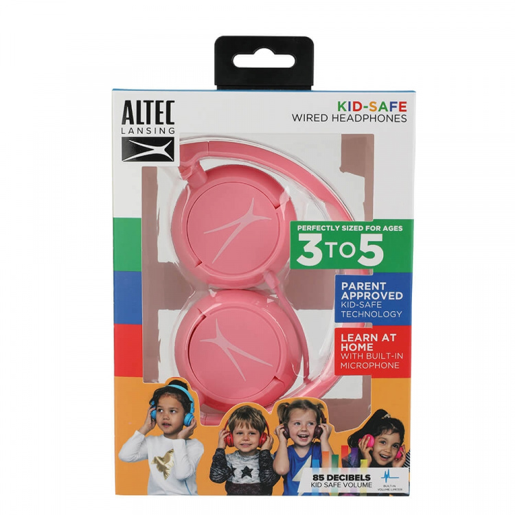 Altec Lansing Høretelefoner Kids On-Ear Lyserød