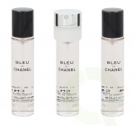 Chanel Bleu De Chanel Pour Homme Giftset 60 ml, 3x Edp Spray 20ml Refill - Travel Sprays