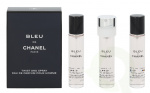 Chanel Bleu De Chanel Pour Homme Giftset 60 ml, 3x Edp Spray 20ml Refill - Travel Sprays