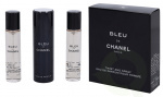 Chanel Bleu De Chanel Pour Homme Giftset 60 ml, 3x20ml Edp Travel Spray & 2 Refills