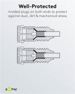 Goobay SAT-antennekabel ( F-stik > F-stik, 10 m