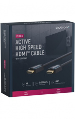 ClickTronic Aktiv Höghastighets HDMI™-kabel med Ethernet Premiumkabel | 1x HDMI™-kontakt >> 1x HDMI™-kontakt | 20,0 m | UHD 4K @ 60 Hz ClickTronic Aktiv Höghastighets HDMI™-kabel med Ethernet Premiumkabel | 1x HDMI™-kontakt >> 1x HDMI™-kontakt | 20,0 m | UHD 4K @ 60 Hz