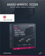 ClickTronic Aktiv Höghastighets HDMI™-kabel med Ethernet Premiumkabel | 1x HDMI™-kontakt >> 1x HDMI™-kontakt | 20,0 m | UHD 4K @ 60 Hz ClickTronic Aktiv Höghastighets HDMI™-kabel med Ethernet Premiumkabel | 1x HDMI™-kontakt >> 1x HDMI™-kontakt | 20,0 m | UHD 4K @ 60 Hz
