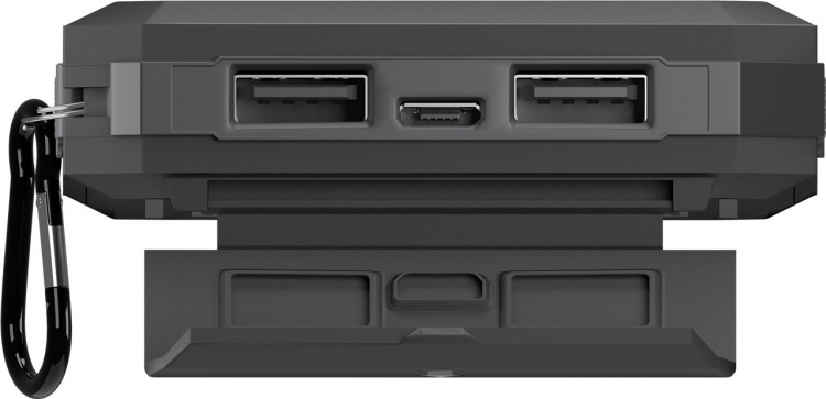 Goobay Outdoor-powerbank 8.0 (8.000 mAh) til udendørs eventyr med robust design, solcellepanel og lommelygtefunktion Goobay Outdoor-powerbank 8.0 (8.000 mAh) til udendørs eventyr med robust design, solcellepanel og lommelygtefunktion