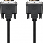 Goobay DVI-D Full HD-kabel Dual Link, Nikkel DVI-D-stik dual link (24 + 1 ben) > DVI-D-stik dual link (24 + 1 ben), 2 m Goobay DVI-D Full HD-kabel Dual Link, Nikkel DVI-D-stik dual link (24 + 1 ben) > DVI-D-stik dual link (24 + 1 ben), 2 m