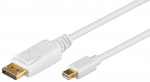 Goobay Mini DisplayPort™-adapterkabel, forgyldt Mini DisplayPort stik > DisplayPort™ stik, 1 m Goobay Mini DisplayPort™-adapterkabel, forgyldt Mini DisplayPort stik > DisplayPort™ stik, 1 m